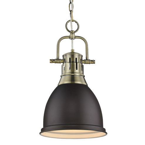 Duncan One Light Pendant in Aged Brass (62|3602SABRBZ)