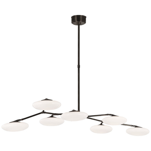 Brindille LED Linear Chandelier in Gun Metal (268|CD5015GMWG)