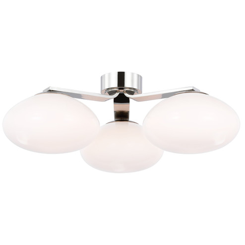Marisol LED Flush Mount in Polished Nickel (268|CD4015PNWG) Marisol LED Flush Mount in Polished Nickel (268|CD4015PNWG)