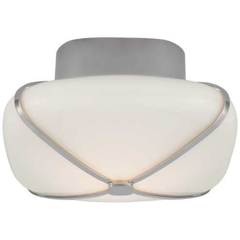 Fondant LED Flush Mount in Polished Nickel (268|CD4004PNWG)