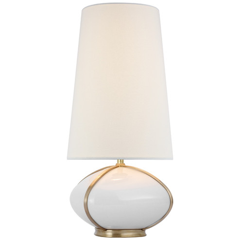 Fondant LED Table Lamp in Ivory and Soft Brass (268|CD3605IVOSBL)
