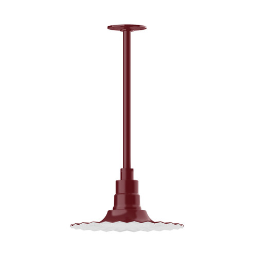 Radial One Light Pendant in Barn Red (518|STA15855H24G06)