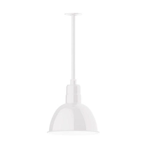 Deep Bowl One Light Pendant in White (518|STA11644H30G06) Deep Bowl One Light Pendant in White (518|STA11644H30G06)