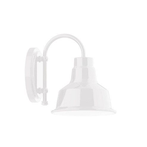 Warehouse One Light Wall Sconce in White (518|SCB18044G06)