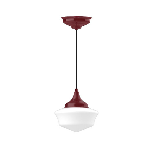 Schoolhouse One Light Pendant in Barn Red (518|PEF02155C26)