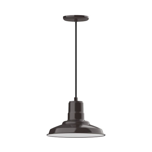 Warehouse One Light Pendant in Architectural Bronze (518|PEB18251C12G06)