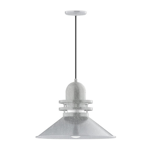 Atomic One Light Pendant in Painted Galvanized (518|PEB15249C24G07)