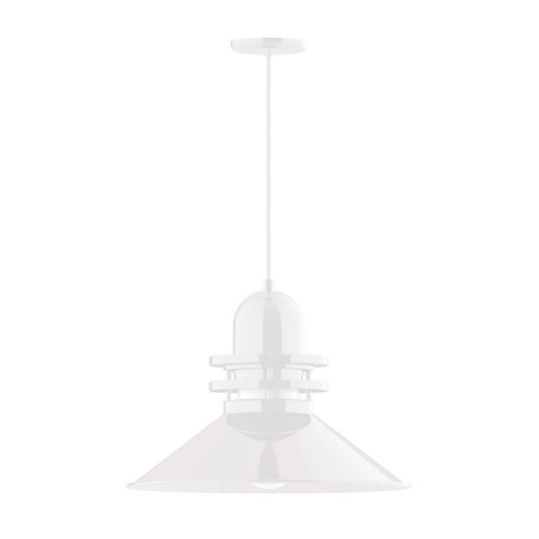 Atomic One Light Pendant in White (518|PEB15244C25G07)
