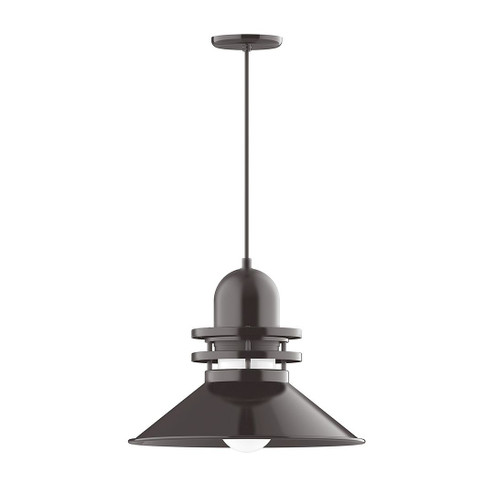 Atomic One Light Pendant in Architectural Bronze (518|PEB15151C22G07)