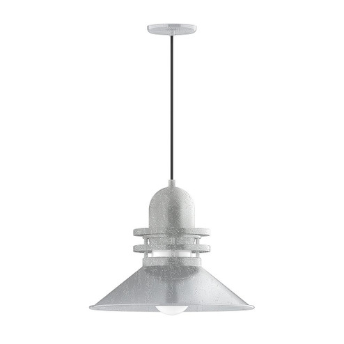 Atomic One Light Pendant in Painted Galvanized (518|PEB15149C22G07)