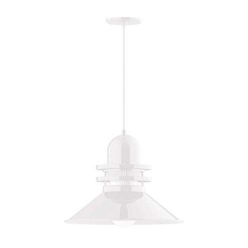 Atomic One Light Pendant in White (518|PEB15144C21G07)