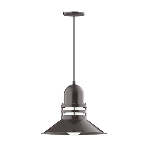 Atomic One Light Pendant in Architectural Bronze (518|PEB15051C22G07)