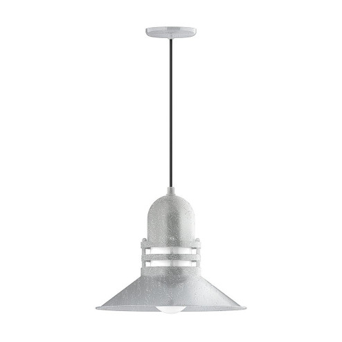 Atomic One Light Pendant in Painted Galvanized (518|PEB15049C23G07)