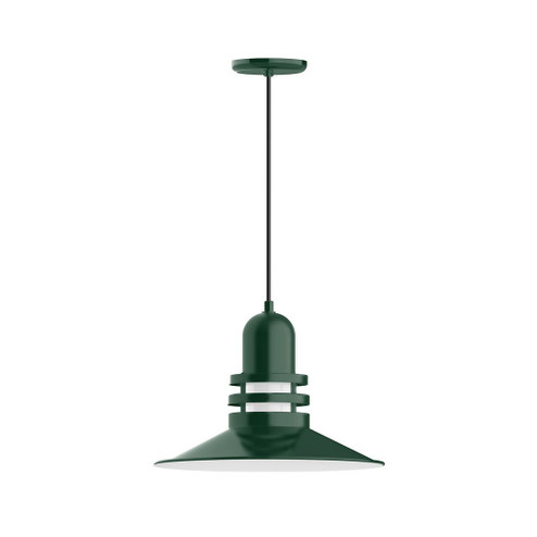 Atomic One Light Pendant in Forest Green (518|PEB14942C26G07)