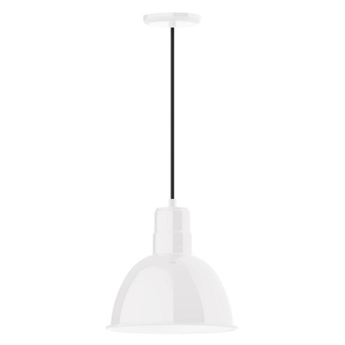 Deep Bowl One Light Pendant in White (518|PEB11644C25)