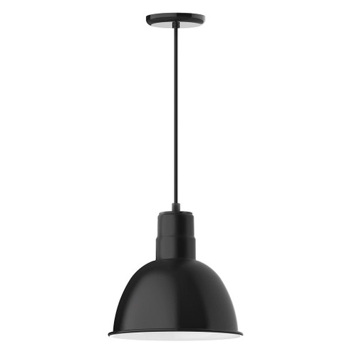 Deep Bowl One Light Pendant in Black (518|PEB11641C27G06)