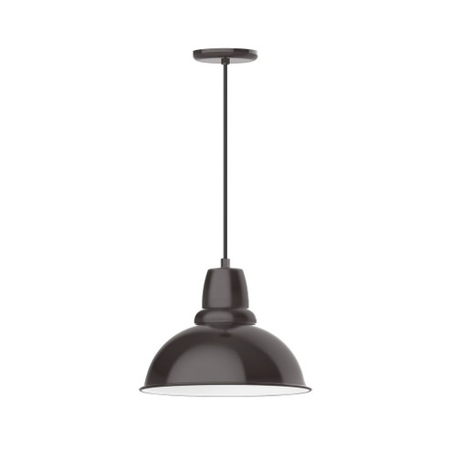 Cafe One Light Pendant in Architectural Bronze (518|PEB10751C16W14)