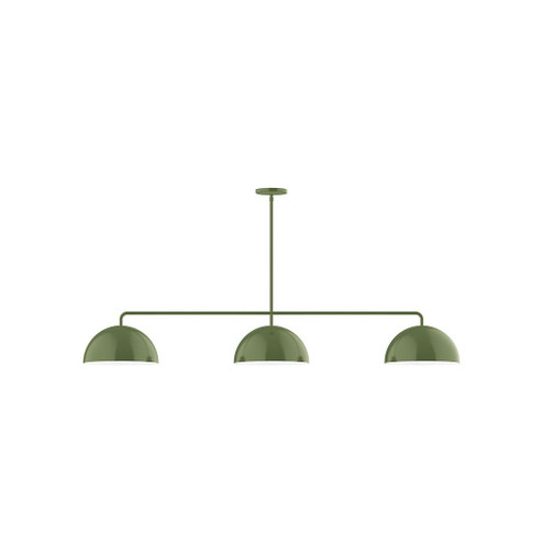 Arcade Three Light Linear Pendant in Fern Green (518|MSN432G1522)