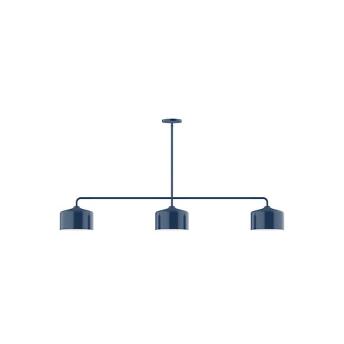 Julia Three Light Linear Pendant in Navy (518|MSN41950)