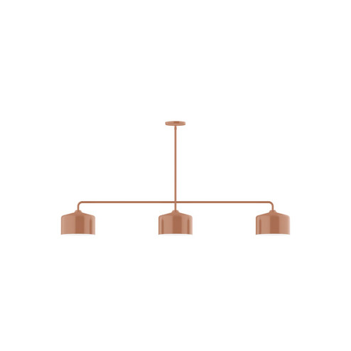 Julia Three Light Linear Pendant in Terracotta (518|MSN41919)