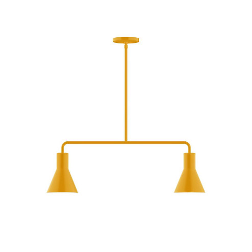 Axis Two Light Linear Pendant in Bright Yellow (518|MSG43621)