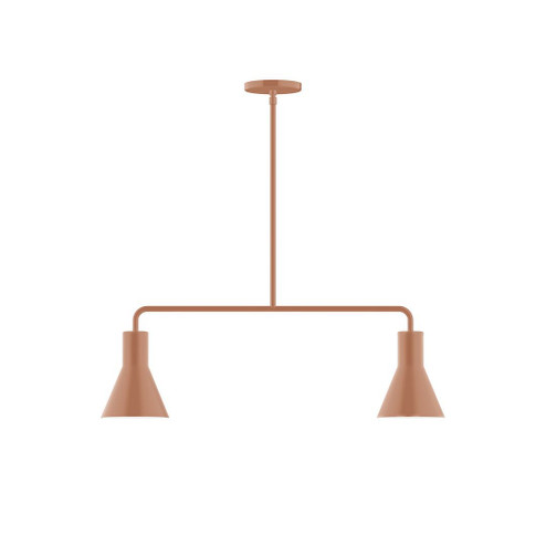 Axis Two Light Linear Pendant in Terracotta (518|MSG43619)