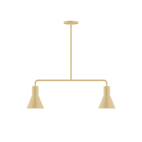 Flare Two Light Linear Pendant in Ivory (518|MSG43617)