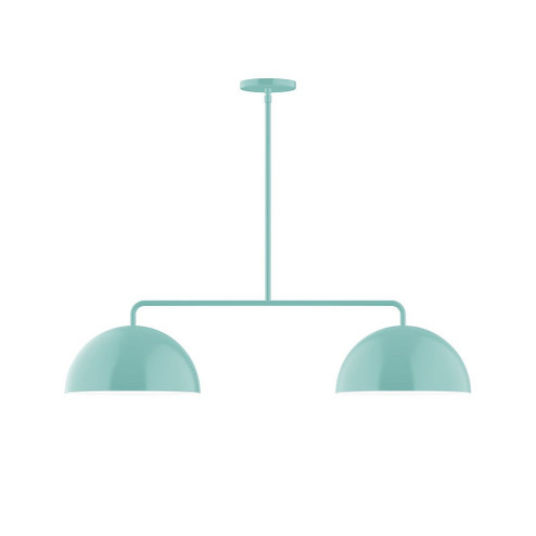 Arcade Two Light Linear Pendant in Sea Green (518|MSG432G1548)