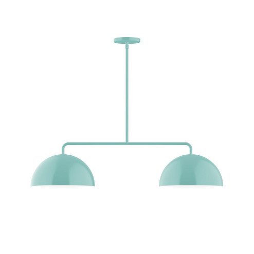 Axis Two Light Linear Pendant in Sea Green (518|MSG432G1548)