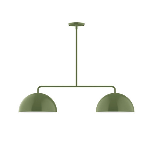 Axis Two Light Linear Pendant in Fern Green (518|MSG432G1522)