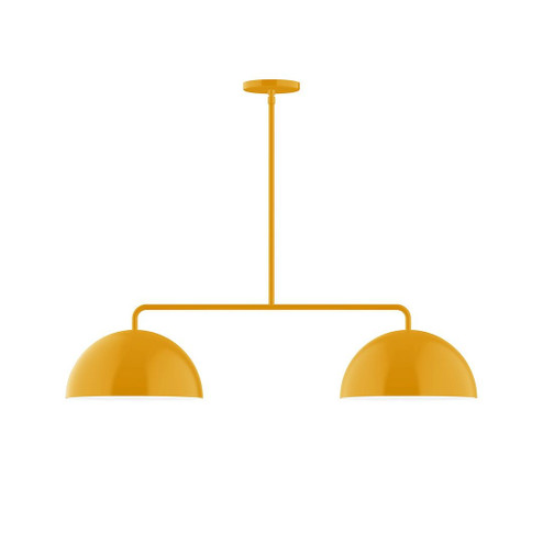 Axis Two Light Linear Pendant in Bright Yellow (518|MSG432G1521)