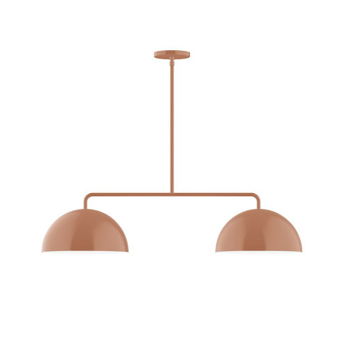 Axis Two Light Linear Pendant in Terracotta (518|MSG432G1519)