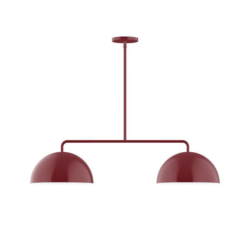 Axis Two Light Linear Pendant in Barn Red (518|MSG43255)