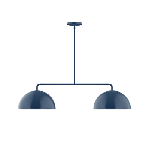 Arcade Two Light Linear Pendant in Navy (518|MSG43250)