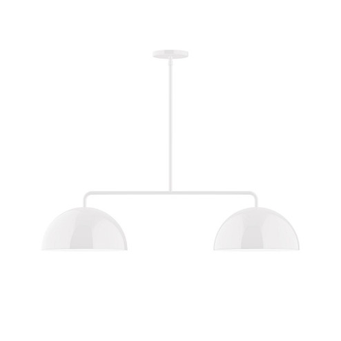 Axis Two Light Linear Pendant in White (518|MSG43244)
