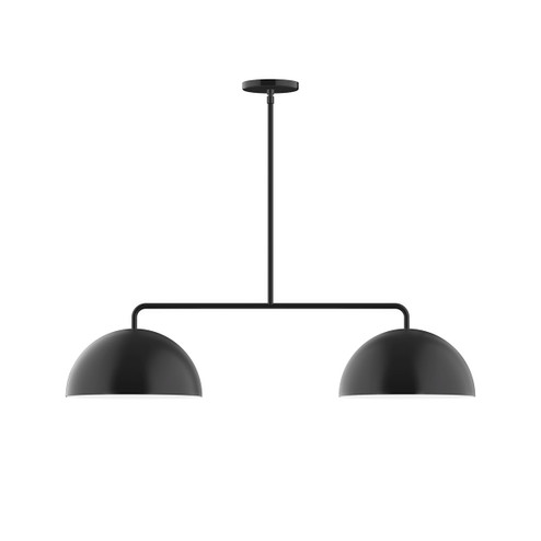 Arcade Two Light Linear Pendant in Black (518|MSG43241)