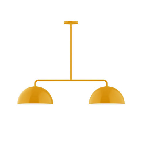 Axis Two Light Linear Pendant in Bright Yellow (518|MSG43221)
