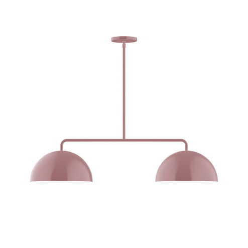 Arcade Two Light Linear Pendant in Mauve (518|MSG43220)