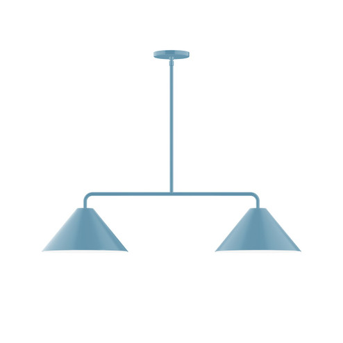 Pinnacle Two Light Linear Pendant in Light Blue (518|MSG42254)