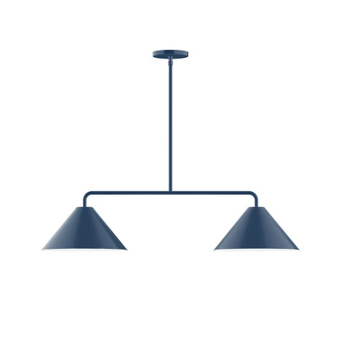 Pinnacle Two Light Linear Pendant in Navy (518|MSG42250)