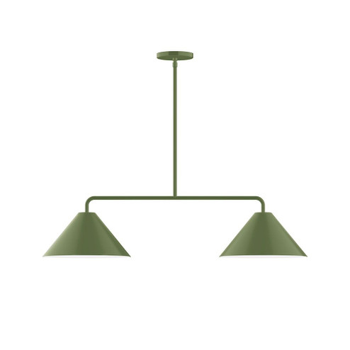 Axis Two Light Linear Pendant in Fern Green (518|MSG42222)