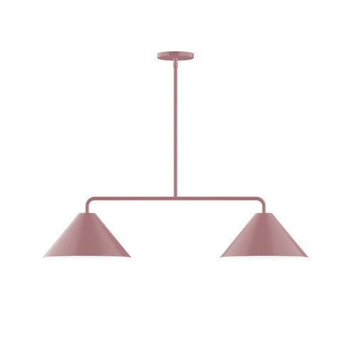 Pinnacle Two Light Linear Pendant in Mauve (518|MSG42220)
