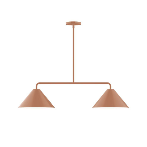 Axis Two Light Linear Pendant in Terracotta (518|MSG42219)