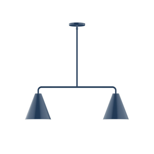 Jynx Two Light Linear Pendant in Navy (518|MSG42050)