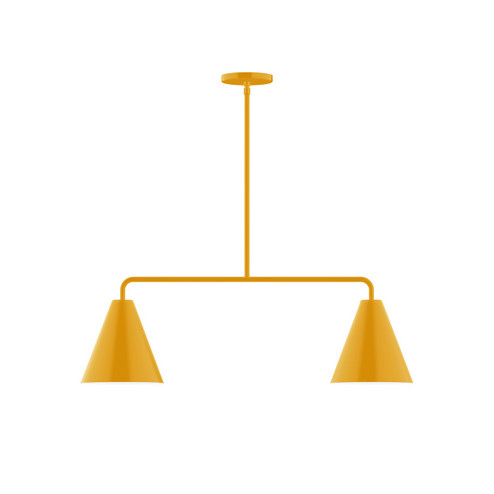 Jynx Two Light Linear Pendant in Bright Yellow (518|MSG42021)