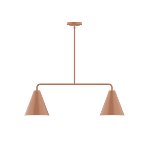 Jynx Two Light Linear Pendant in Terracotta (518|MSG42019)
