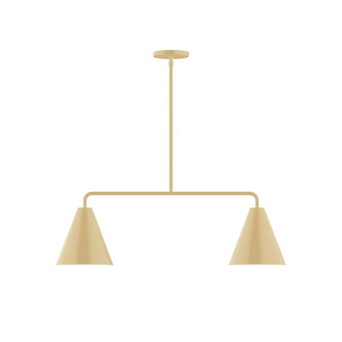 Axis Two Light Linear Pendant in Ivory (518|MSG42017)