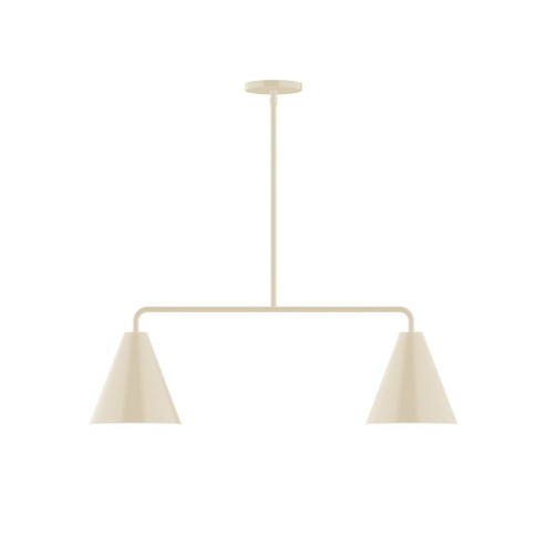 Axis Two Light Linear Pendant in Cream (518|MSG42016)