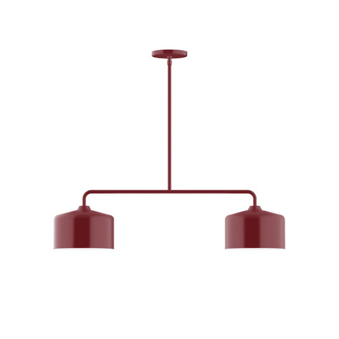 Julia Two Light Linear Pendant in Barn Red (518|MSG41955)