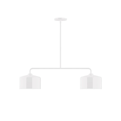 Axis Two Light Linear Pendant in White (518|MSG41944)